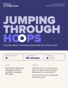 Jumping through hoops game